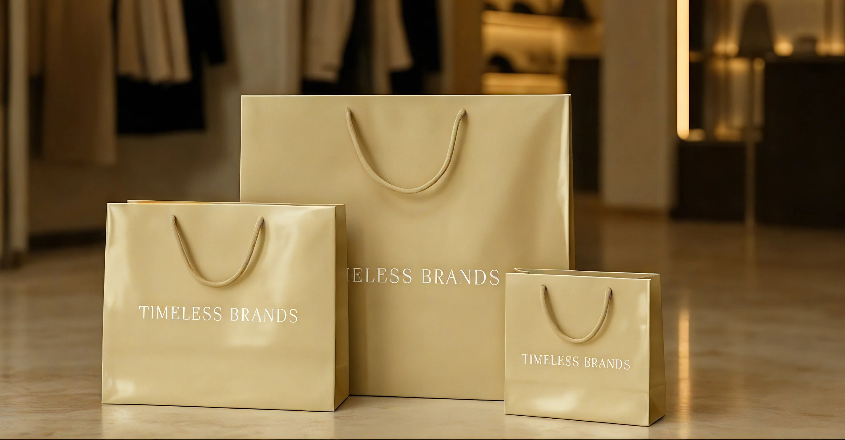 Coș de cumpărături Timeless Brands – articole de modă premium și branduri de lux