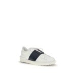 Valentino Garavani Black Calf Leather Bos Taurus Low Top Sneakers - Image 2