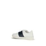 Valentino Garavani Black Calf Leather Bos Taurus Low Top Sneakers - Image 3