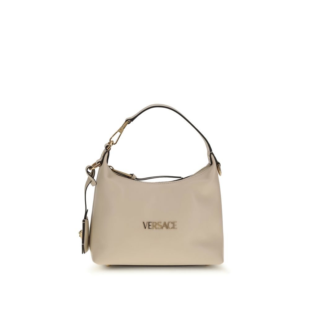 10055705.jpeg Versace Beige Calf Leather Bos Taurus Handbag - Image 1