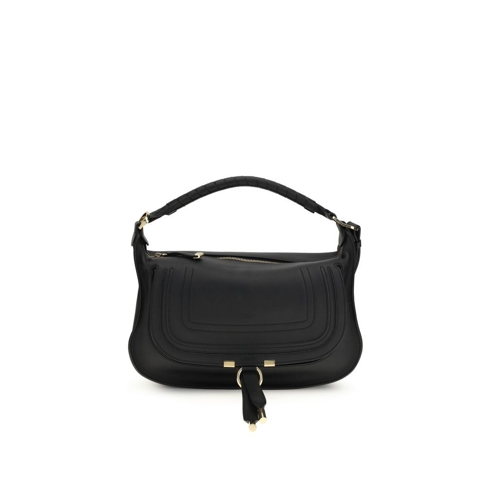 10055867.jpeg Chloé Black Calf Leather Bos Taurus Shoulder Bag - Image 1