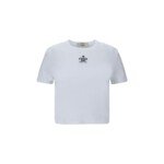 Fendi White Cotton T-Shirt