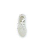 Balmain White Calf Leather Bos Taurus Low Top Sneakers - Image 4