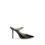 Jimmy Choo Black Calf Leather Bos Taurus High Heel Pumps