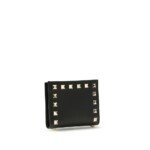 Valentino Garavani Black Lamb Ovis Aries Aries Wallet - Image 2