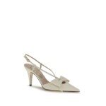 Valentino Garavani Beige Goatskin High Heel Pumps - Image 2