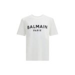 Balmain White Cotton T-Shirt