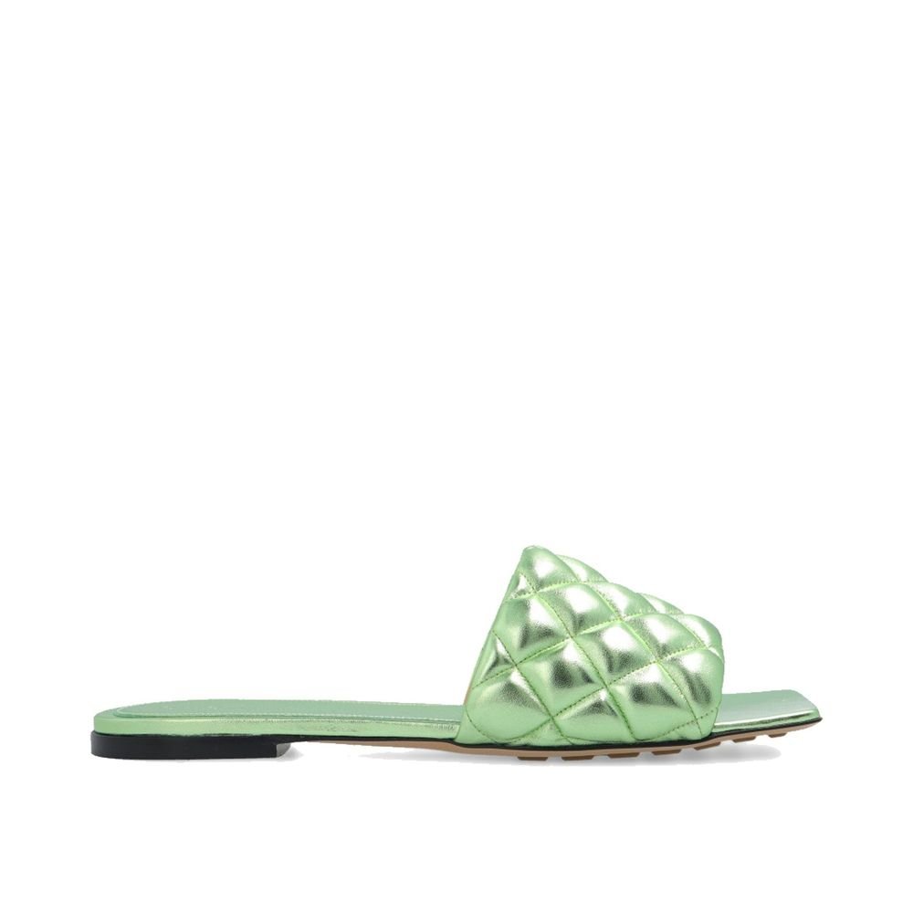 10086992.jpeg Bottega Veneta Bicolor Calfskin Sandals - Image 1