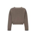 Brunello Cucinelli Beige Cashmere Sweater - Image 2