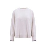 Brunello Cucinelli White Cashmere Sweater