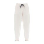 Brunello Cucinelli White Cashmere Casual Pants