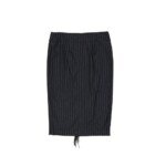 Brunello Cucinelli Gray Virgin Wool Long Skirt - Image 2