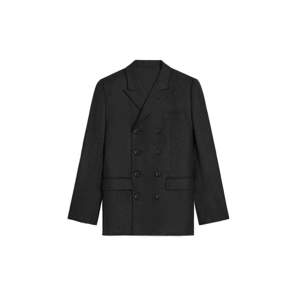 10087232.jpeg Celine Gray Wool Blazer - Image 1
