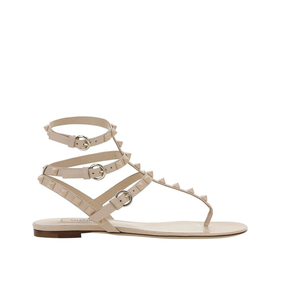 10087616.jpeg Valentino Garavani Multicolor Calfskin Strap-On Sandals - Image 1