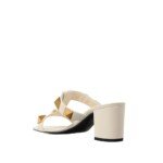 Valentino Garavani White Calfskin Platform Sandals - Image 3
