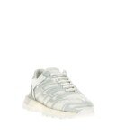 Maison Margiela White Fabric Athletic Sneakers - Image 2