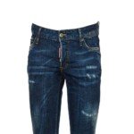 Dsquared² Blue Cotton Slim Fit Jeans - Image 3
