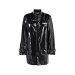 Dsquared² Black Polyethylene Coat