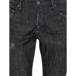 Dsquared² Black Cotton Slim Fit Jeans - Image 4