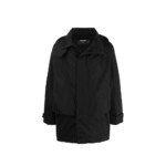 Dsquared² Black Nylon Shell Jacket