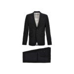 Dsquared² Black Elastane Two-Piece Suit