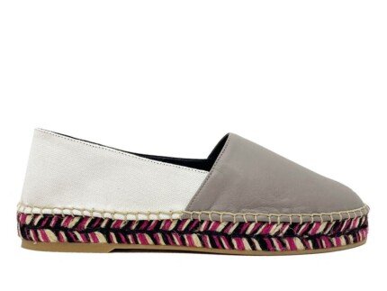 Beige Calfskin Espadrilles