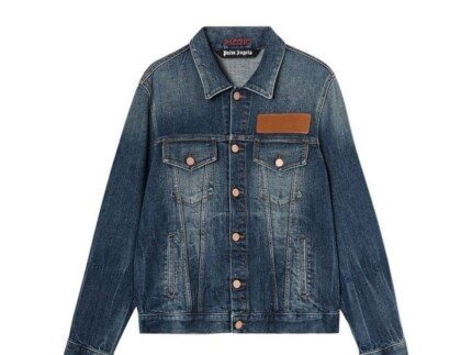 Palm Angels Blue Cotton Denim Jacket