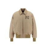 Palm Angels Beige Polyamide Bomber