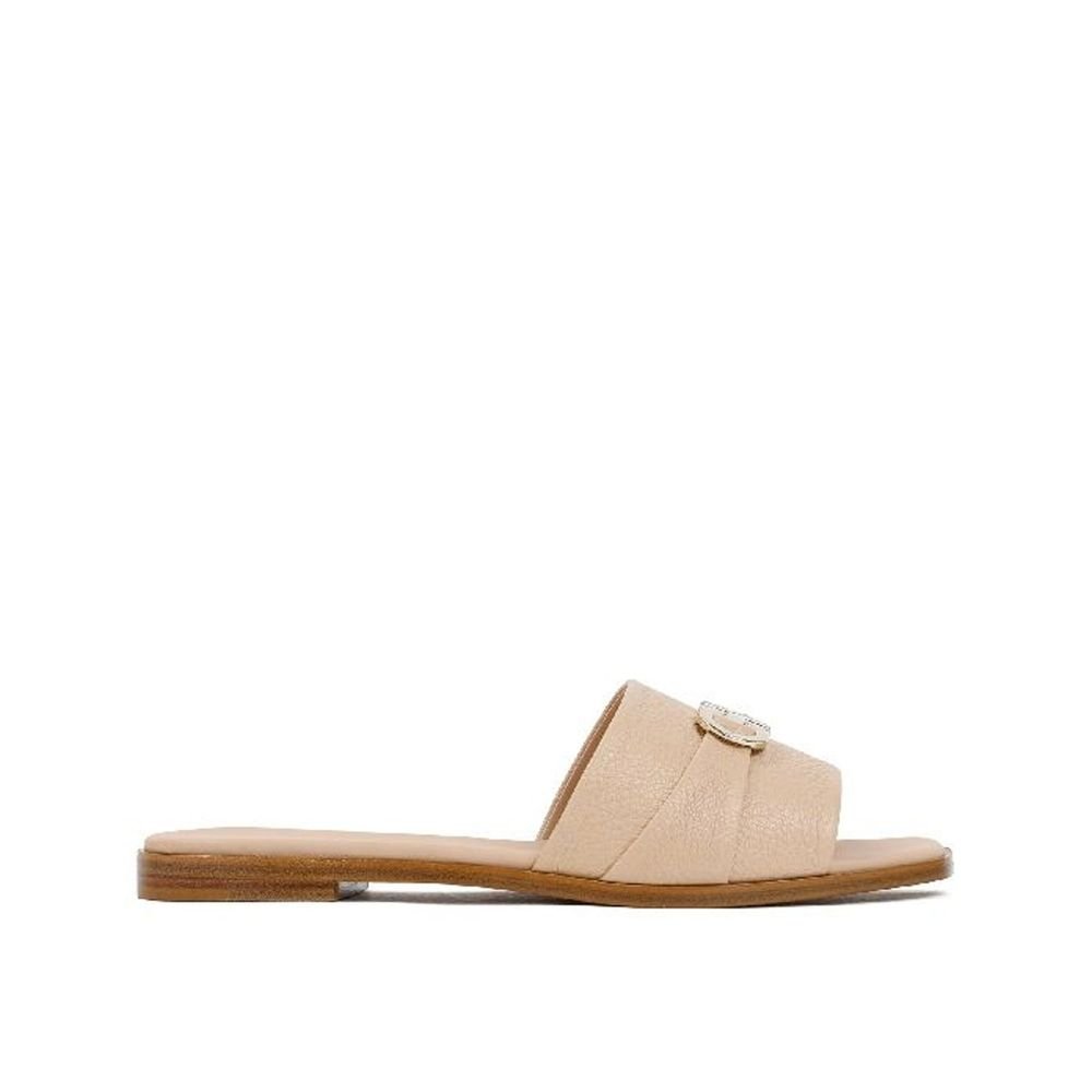 10089162.jpeg Salvatore Ferragamo Beige Calfskin Sandals - Image 1
