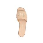 Salvatore Ferragamo Beige Calfskin Sandals - Image 4
