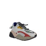 Stella McCartney White Vegan Leather Chunky Sneakers - Image 2