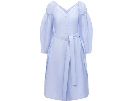 Stella McCartney Blue Cotton Casual Dress