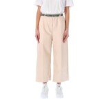 Stella McCartney Beige Viscose Cropped Pants - Image 2