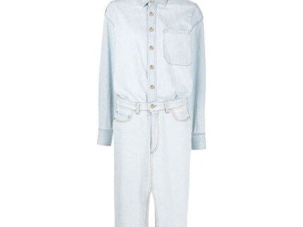 Stella McCartney Blue Cotton Casual Dress