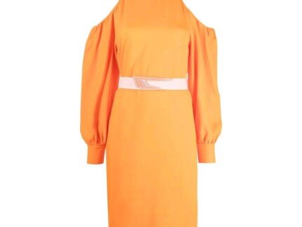Stella McCartney Orange Viscose Casual Dress