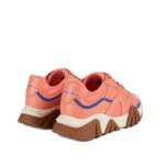Versace Orange Leather Chunky Sneakers - Image 3