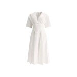 Alaïa White Cotton Casual Dress