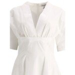 Alaïa White Cotton Casual Dress - Image 3