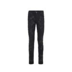 Amiri Gray Cotton Skinny Jeans