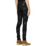 Amiri Gray Cotton Skinny Jeans - Image 3