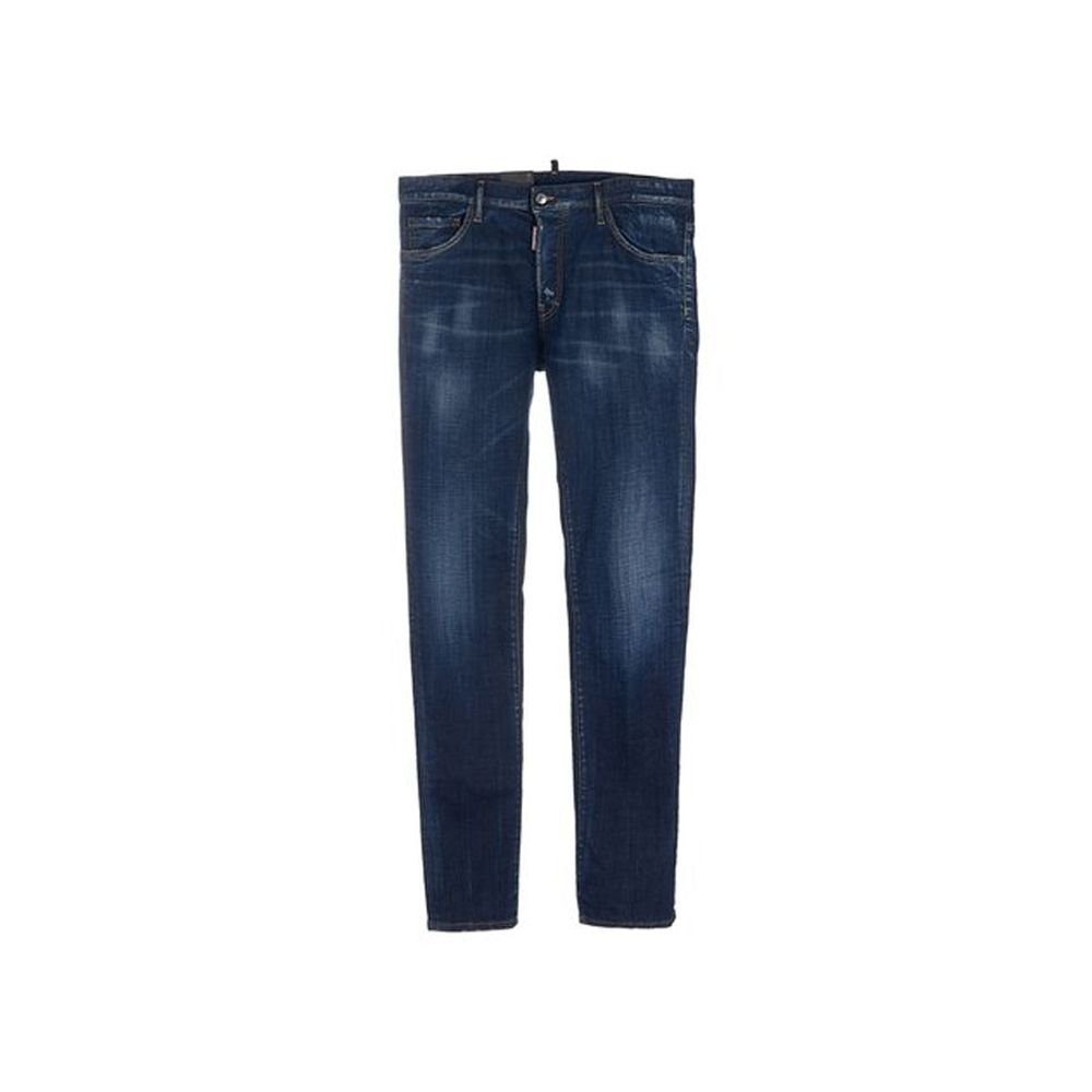 10090386.jpeg Dsquared² Blue Cotton Skinny Jeans - Image 1