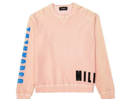 Dsquared² Orange Cotton Sweatshirt