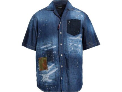 Dsquared² Blue Denim Shirt