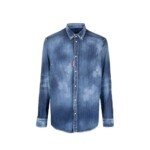 Dsquared² Blue Denim Shirt