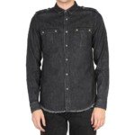 Balmain Black Denim Shirt - Image 2
