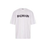 Balmain White Cotton T-Shirt