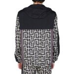 Balmain Black Nylon Shell Jacket - Image 3