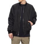 Balmain Black Cotton Bomber - Image 2