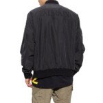 Balmain Black Cotton Bomber - Image 4