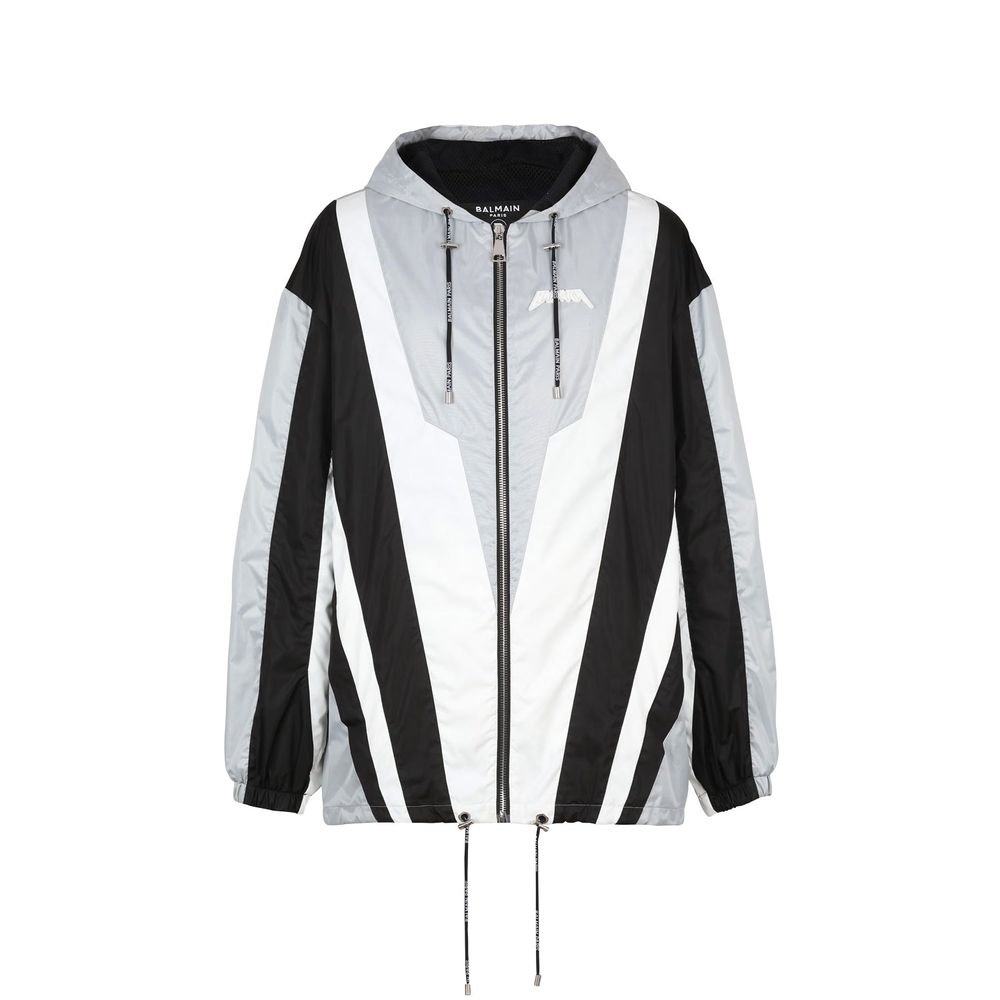10091070.jpeg Balmain Black Polyester Shell Jacket - Image 1
